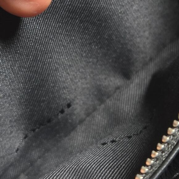 Coach Pillow Tabby Shoulder Bag 20 Black Nappa Leather with Silver Hardware - Picture 9 of 13